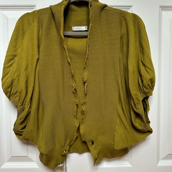 LF Millau Chartreuse Cardigan - Picture 3 of 5